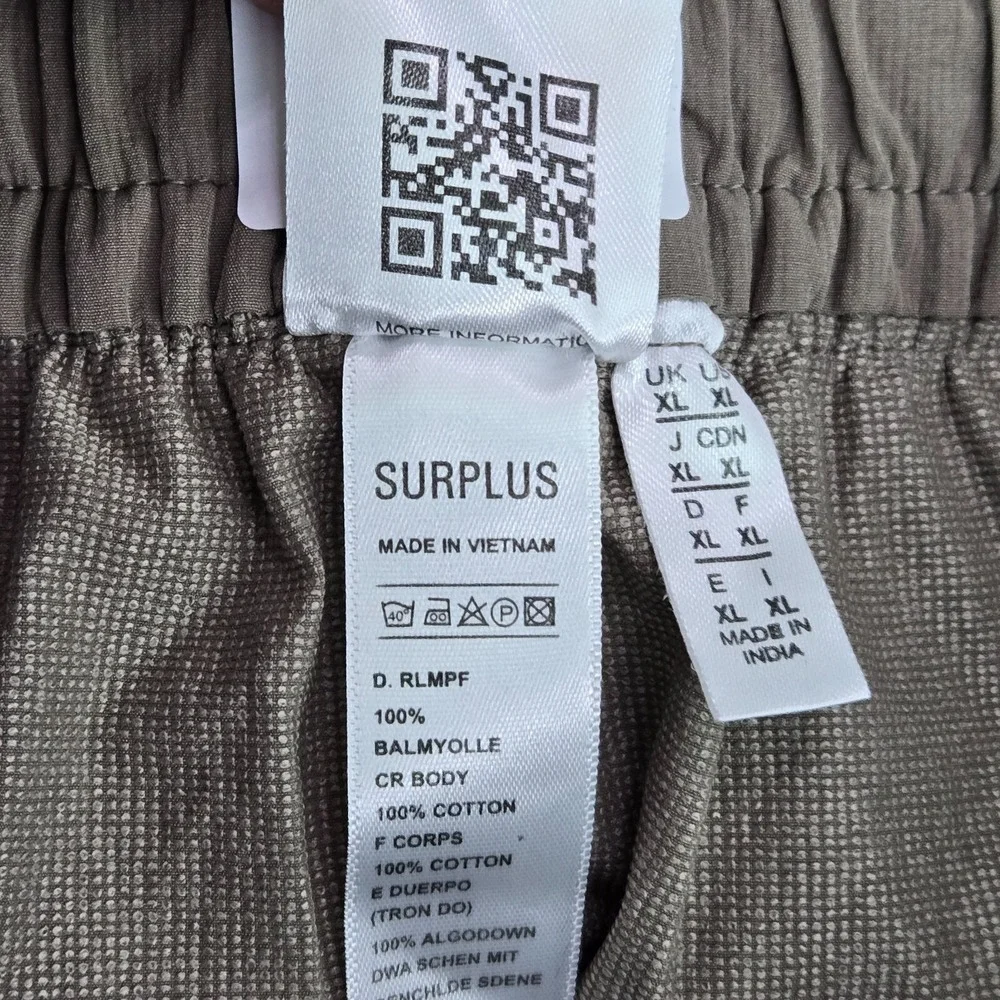 The North Face Men Pants XL Beige Solid Cotton Cargo 29